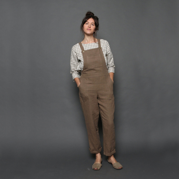 Conscious Clothing Pants - Brown Jumpsuit for Women